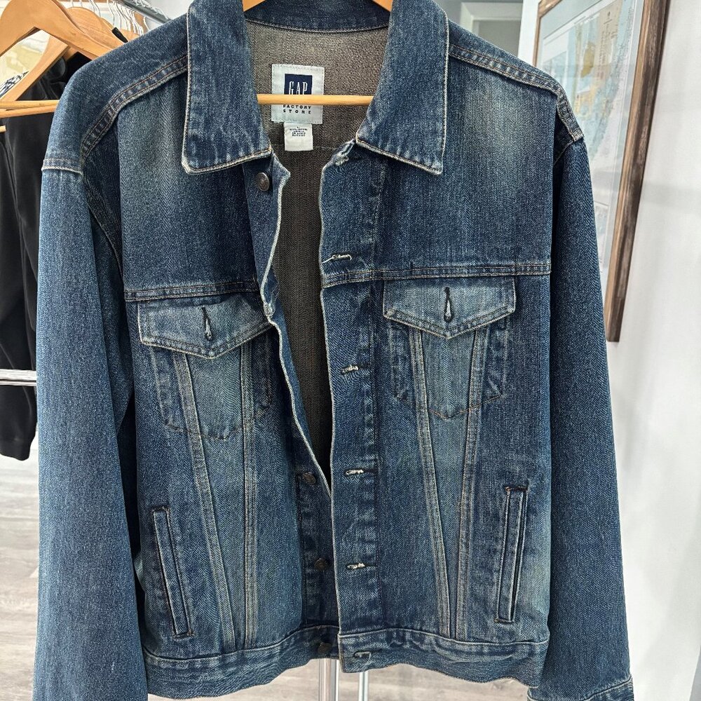 Gap Denim Jean Jacket - Men's Large